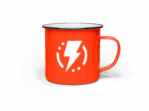 Olympus Enamel Mug