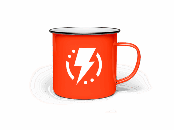 White Enamel Mug - Image 2