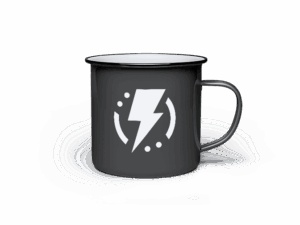 Black Coffee Mug