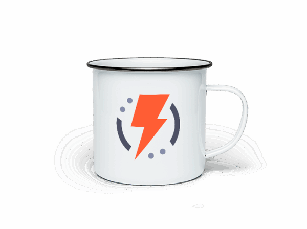 White Enamel Mug